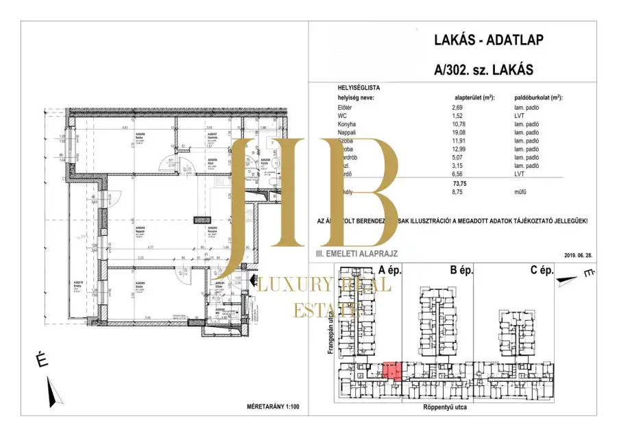 eladó újszerű téglalakás, Budapest, XIII. kerület